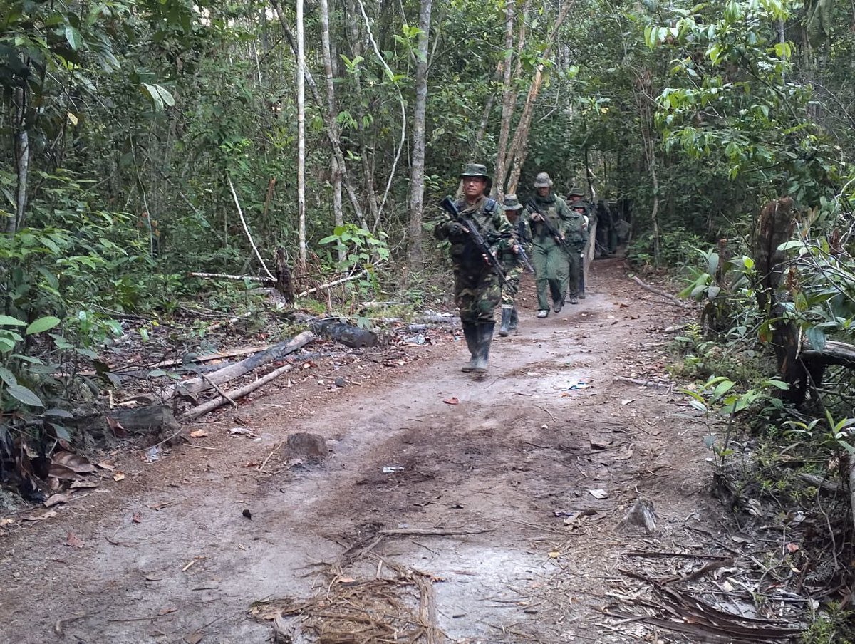 En el marco de la Operación Escudo Bolivariano “Neblina 2025” para la protección del territorio amazónico, en concordancia con lo establecido en el 5to Objetivo del Plan de la Patria, las 7T, la CRBV, planes de Seguridad y Defensa, Ley Penal del Ambiente y Ley de Aguas, la #FANB