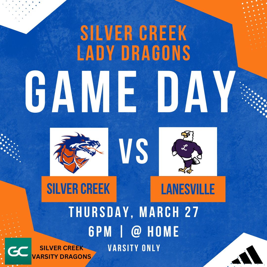 Game Day🥎🐉

🗓️ March 27, 2025
🆚️ Lanesville 
⏰ 6:00 pm
📍Silver Creek