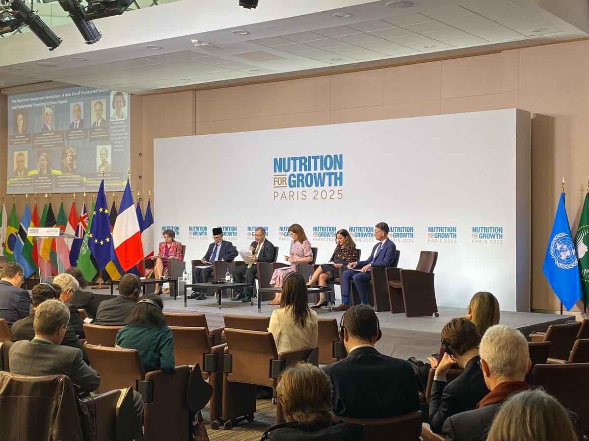 Nutrition for Growth (@nutritionwin) on Twitter photo 🏦 What could a revolution in #NutritionInvestment look like?
An excellent discussion led by Afshan Khan (<a href="/AfshanKhan_/">Afshan Khan</a>), <a href="/SUN_Movement/">Scaling Up Nutrition (SUN) Movement</a> Coordinator. Many thanks to all our expert panellists and speakers for your contributions and insights! 👏 #N4GParis 🏦 What could a revolution in #NutritionInvestment look like?
An excellent discussion led by Afshan Khan (<a href="/AfshanKhan_/">Afshan Khan</a>), <a href="/SUN_Movement/">Scaling Up Nutrition (SUN) Movement</a> Coordinator. Many thanks to all our expert panellists and speakers for your contributions and insights! 👏 #N4GParis