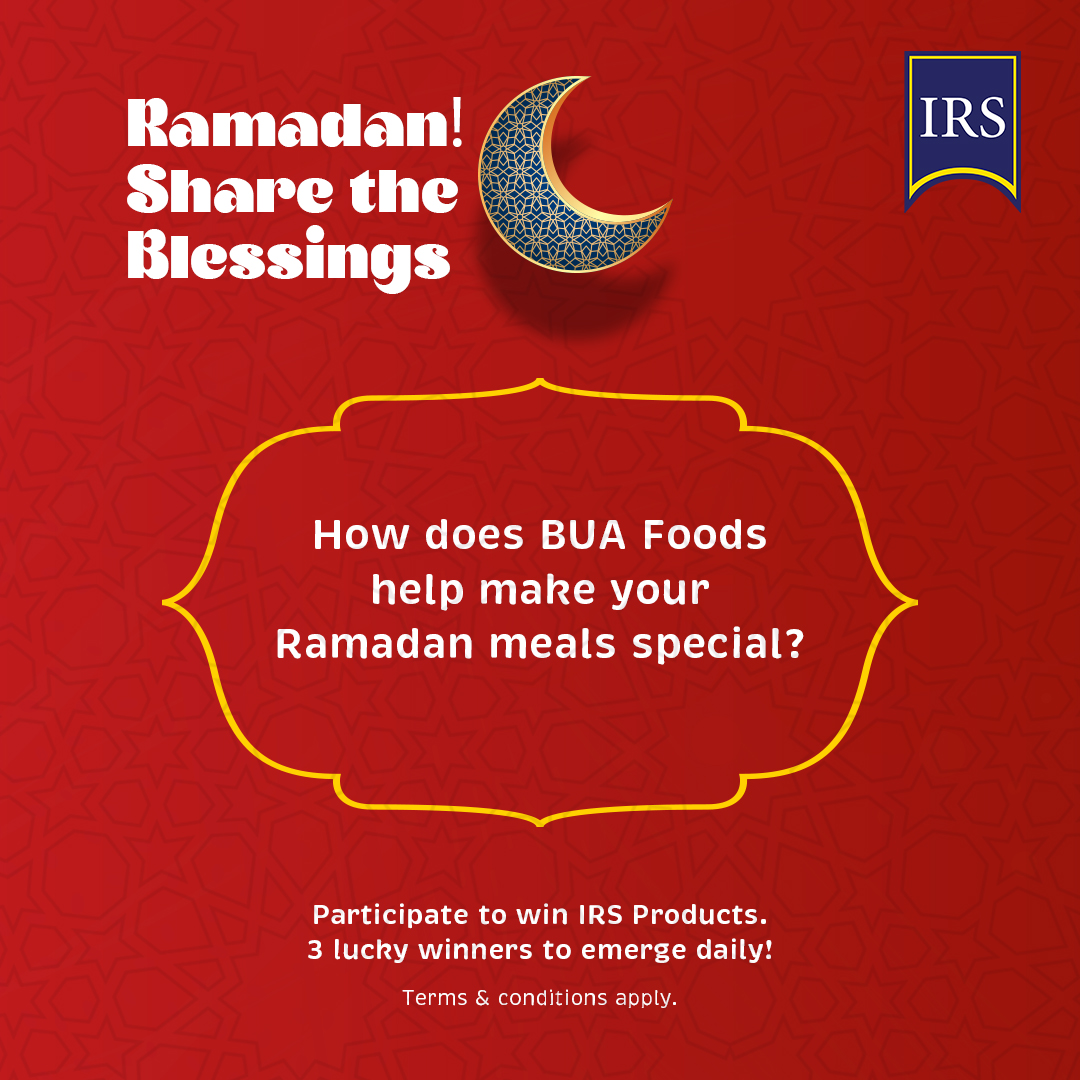 IRSPasta's tweet photo. Participate &amp; stand a chance to win products worth N20,000!  To Participate: 

1. Follow @irspasta
2. Provide your answer in the comment section. 3. Get five friends to like your comment. 4. Winners to be picked randomly 5. Other T&amp;C apply.

#Ramadan2025 https://t.co/O7zsGBEKqb
