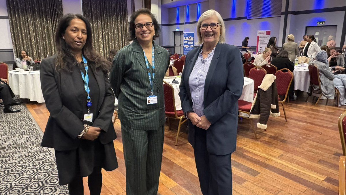 The host of our event today, <a href="/SanhitaCH/">SanhitaC</a> with colleagues from <a href="/NHSEastEngland/">NHS East of England</a>  - working to champion women’s health in BLMK #WomensHealth