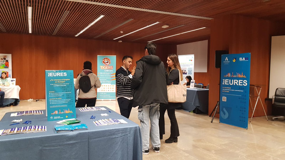 EURES Ireland and 9 childcare employers are attending EURES recruitment event in Seville today. We are delighted with excellent Spanish candidates who came to meet the Irish employers. Thanks to <a href="/EuresSpain/">EURES España</a>  team for organizing another very successful event! <a href="/empleo_SEPE/">SEPE</a>