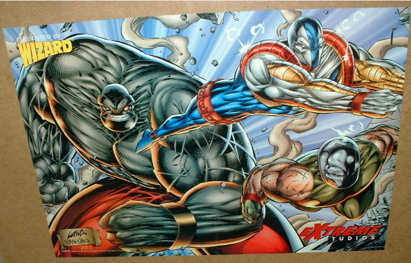 RobMessick's tweet image. Wizard Magazine 37 we get this incredible cover gearing up for Rob's big return to Youngblood.

@robertliefeld #Youngblood #RobLiefeld #WizardMagazine #Wizard #Badrock #DieHard #Troll @ImageComics