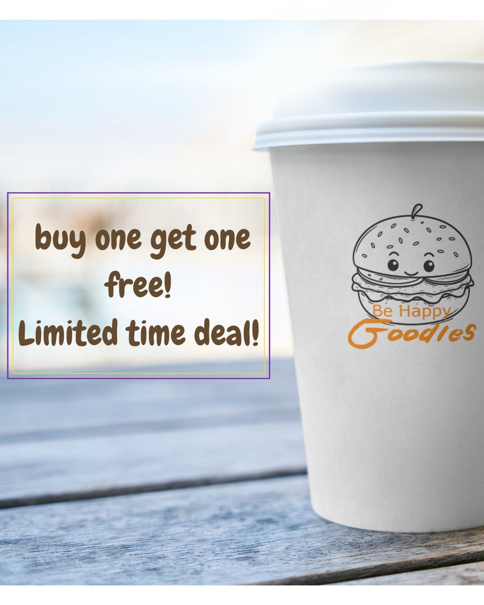 GoodiesFastFood's tweet photo. BUY ONE GET ONE FREE! ❤️

Available on all drinks in ALL sizes! 🎉 https://t.co/qc6imFhXWU