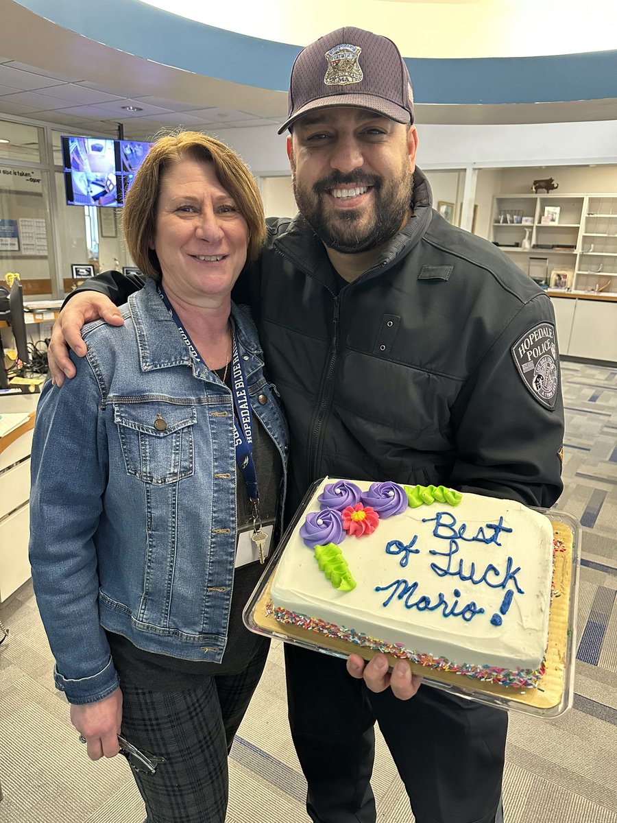 Going to miss our fabulous SRO!!!  Thanks for all that you have done for our school!!!  <a href="/hopedalejshs/">Hopedale Jr-Sr HS</a> <a href="/DerekAtherton1/">Derek Atherton</a> <a href="/kcrebasehps/">Karen Crebase</a> <a href="/HopedaleSports/">Hopedale Athletics</a> <a href="/hhsguidancedept/">Hopedale School Counseling Office</a>