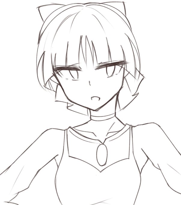 昔描いた絵描きなおしてみた☺️ 