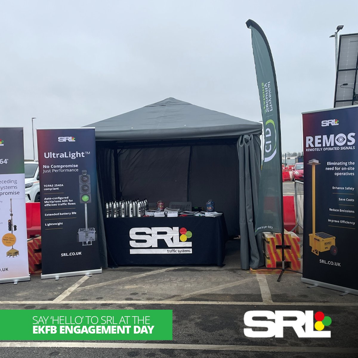 SRLTraffic's tweet photo. Today, we are out and about at the EKFB Engagement Day!

Come along and say 'Hello' to the team and see  our Haul Route PLUS Demo for you to see first-hand our award-winning plant crossing solution.

#EKFB #EngagementDay #Highways #CivilEngineering #Construction #Event #SRL https://t.co/FBIxKmp4vr