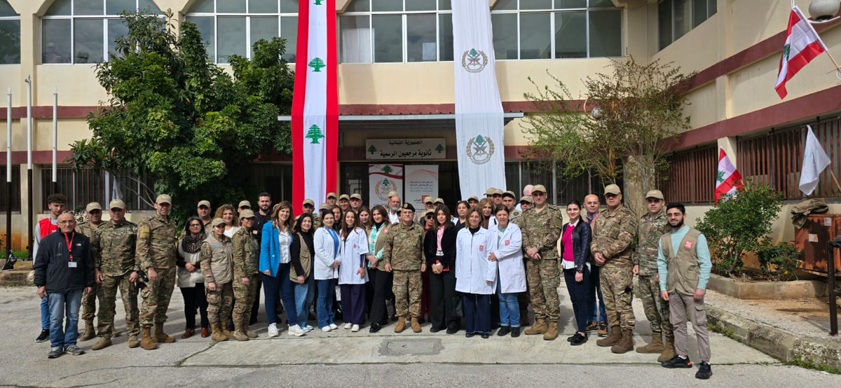 Caritas Lebanon (@caritaslb) on Twitter photo As part of the healthcare campaign funded by <a href="/EUinLebanon/">EU in Lebanon</a> with <a href="/mophleb/">Ministry of Public Health - Lebanon</a> & <a href="/LebarmyOfficial/">الجيش اللبناني</a> the 1st medical day in Marjeyoun, interrupted by airstrikes, managed to serve 105 beneficiaries in 1 hour. Caritas is committed to support Lebanon's most vulnerable in the affected areas. As part of the healthcare campaign funded by <a href="/EUinLebanon/">EU in Lebanon</a> with <a href="/mophleb/">Ministry of Public Health - Lebanon</a> & <a href="/LebarmyOfficial/">الجيش اللبناني</a> the 1st medical day in Marjeyoun, interrupted by airstrikes, managed to serve 105 beneficiaries in 1 hour. Caritas is committed to support Lebanon's most vulnerable in the affected areas.