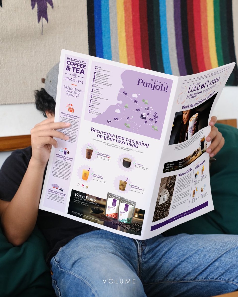 weforVOLUME's tweet image. We crafted an immersive in-store experience for The Coffee Bean & Tea Leaf® with The Brew Journal that captures the warmth and charm of the brand and the product campaign, enhancing in-store engagement.