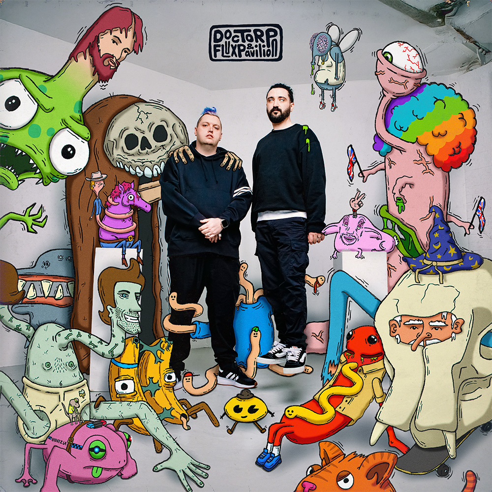 Fluxpavilion's tweet photo. Welcome to 'Doctor P &amp; Flux Pavilion', our take on Dubstep in 2025. 

We hope you enjoy listening and dancing to it as much as we enjoyed making it!

🔗 https://t.co/YrM1rJKawG https://t.co/Cy1aqZgTjv