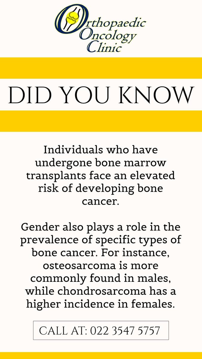 #DidYouKnow these facts about #BoneCancer?