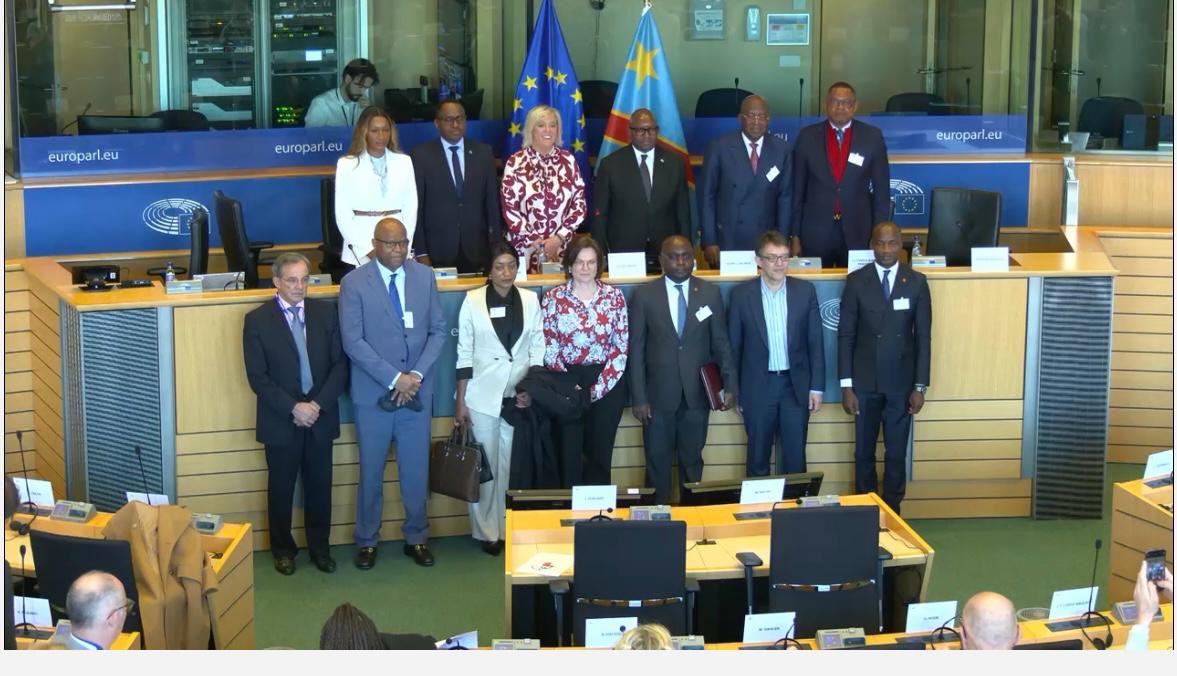 Vers la diplomatie parlementaire, une délégation du Sénat de la RDC, conduite par Mr Sama Lukonde, Président du Sénat , a été reçue ce matin au Parlement européen.