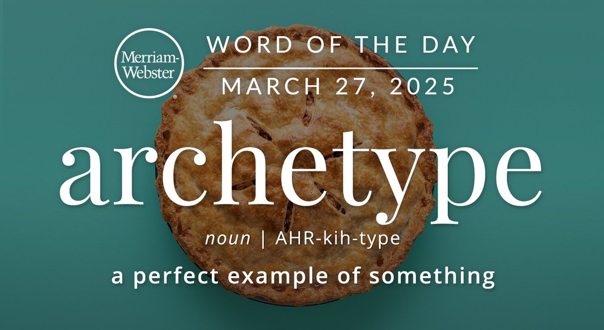 The #WordOfTheDay is ‘archetype.’ 
ow.ly/fRUJ50Vot7A