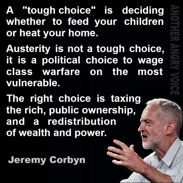 It's not a "tough choice" to impoverish disabled people, mug pensioners, &amp; snatch free school meals out of the mouths of hungry kids, because you're afraid to tax the wealth of corporations, privatisation profiteers and the mega-rich

It's weak, cowardly, and morally degenerate