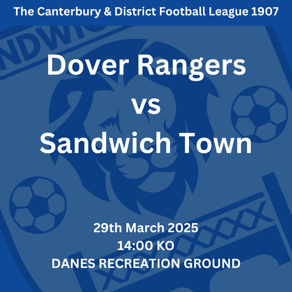 MATCH REPORT: Pre-Match Report: Dover Rangers vs. Sandwich Town #Pitchero
sandwichtownfc.co.uk/teams/285277/m…