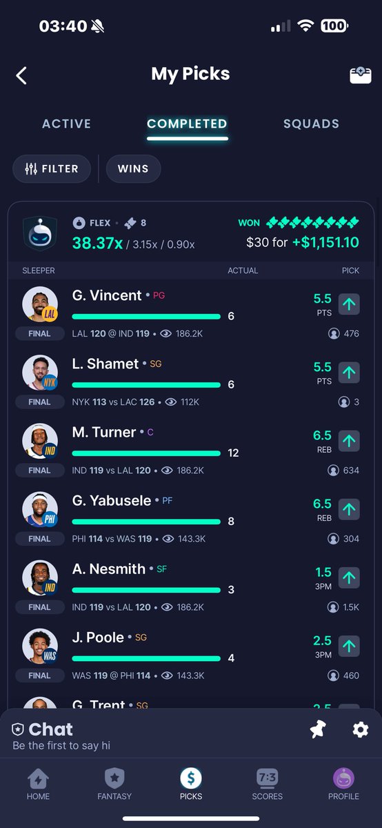 JSmit0025's tweet image. Another @propsdotcash projections pick! Great Tool!