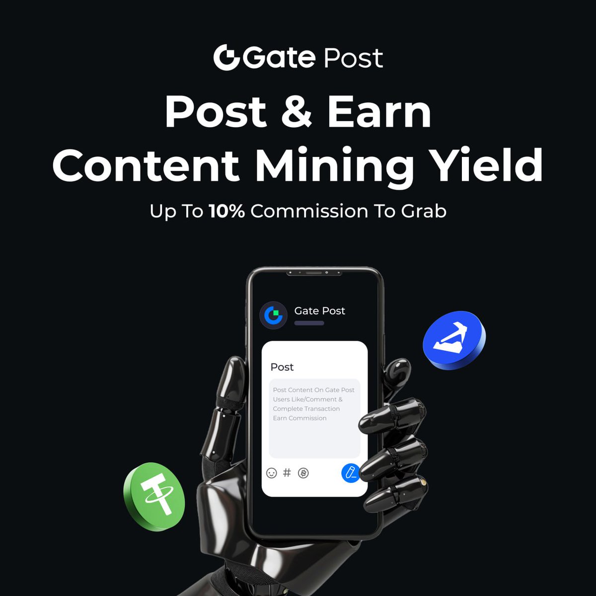 Shinyethdot's tweet image. 🖥 Join #ContentMining &amp;amp; Earn Up to 10% Commission!

🎯 How to Participate:
1️⃣ Post Content: Share quality content such as market analysis and trading insights.
2️⃣ Gain Interaction: Attract users to like and comment on your posts.
3️⃣ Engage in #trading: Users should👇

#GatePost