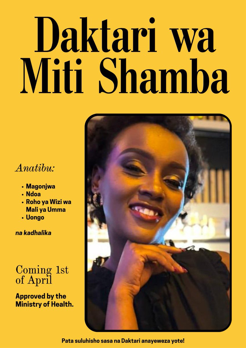 Now that SHAm/SHIt is not working, the ministry of health is in shambles and we live in a sick country led by sick people…
Msiseme sijawahi wasaidia mimi 😔😔