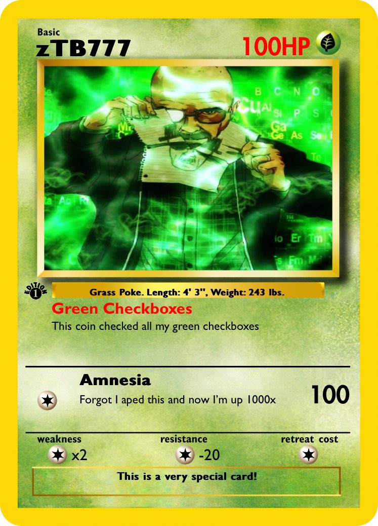 cryptoTCGsol's tweet photo. The kolmonfag universe has added @zTB777 to all pokedexs https://t.co/9ZQKsaLm07