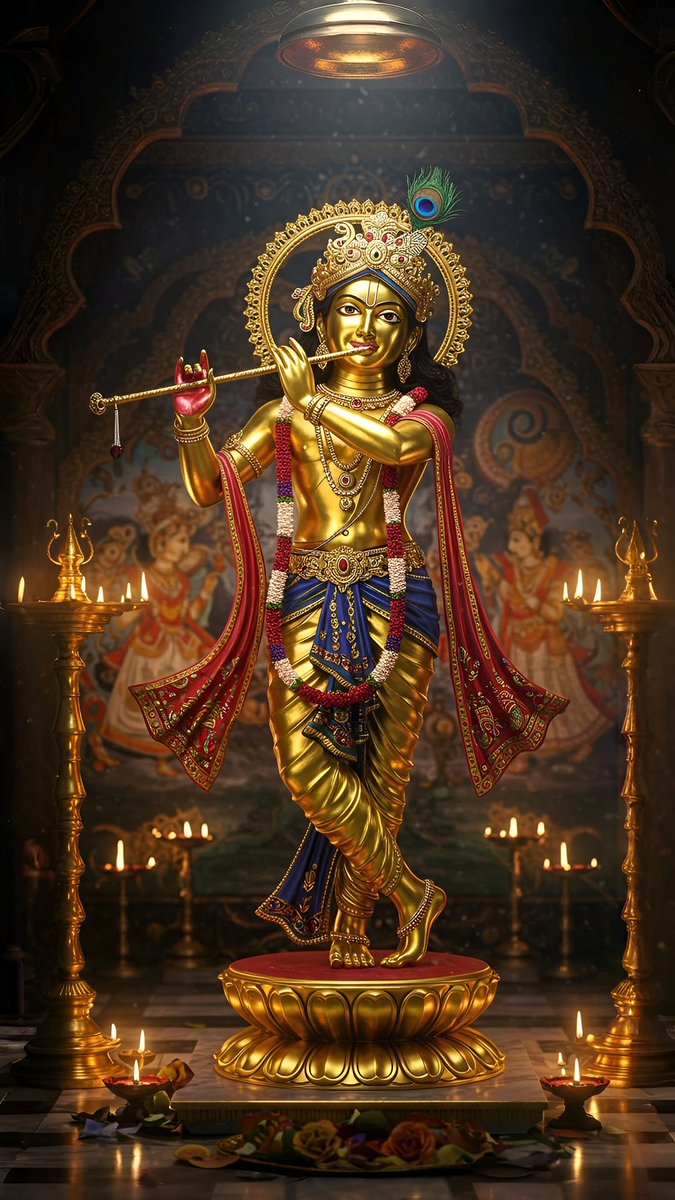 KrishnaGlory's tweet photo. Jai Shree Krishna 🦚✨ https://t.co/8NiEVR3eUx