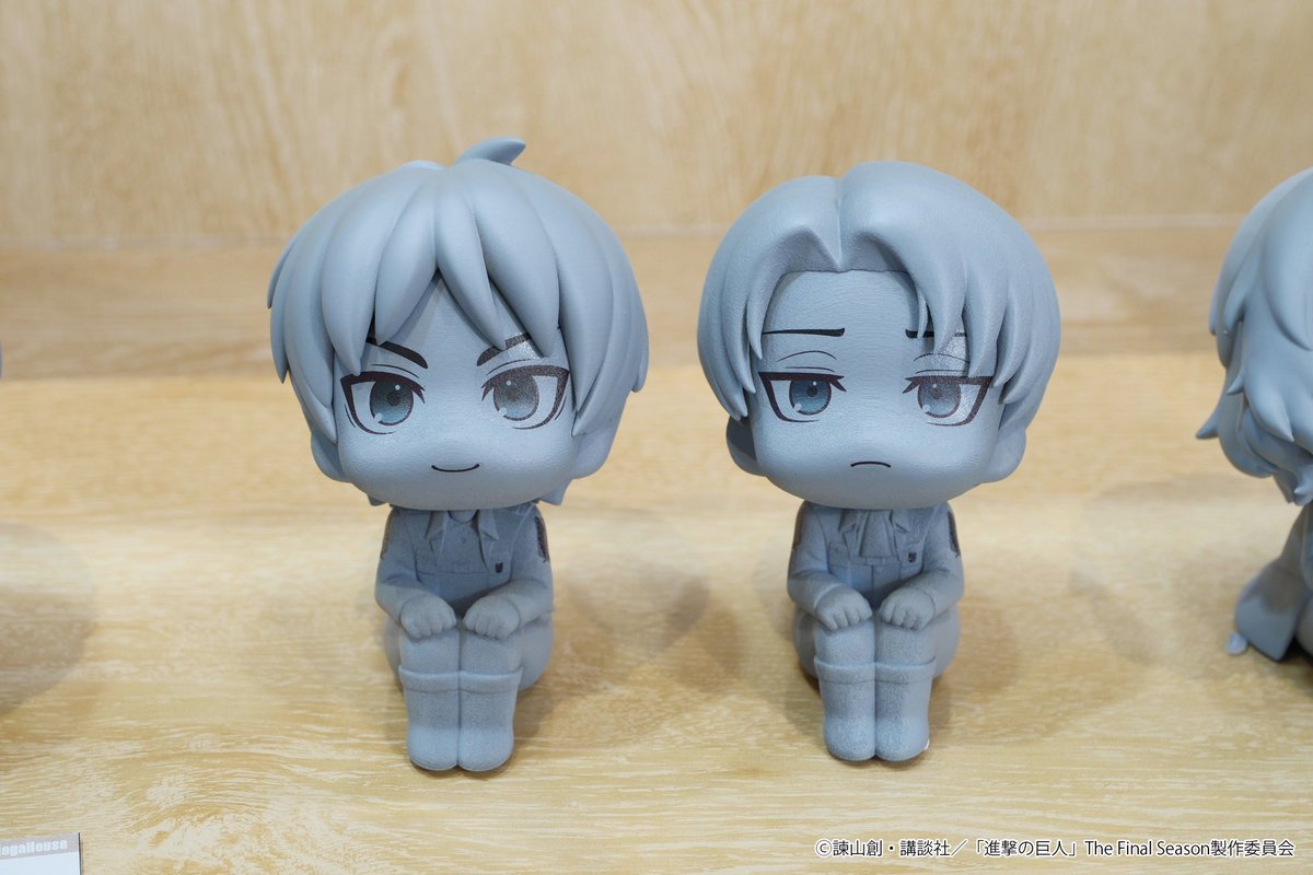 🌟 상품화 결정 &amp; 원형 첫 공개 

진격의 거인 #進撃の巨人 🫀
✔️ 룩업 에렌 예거
✔️ 룩업 리바이

#메가하우스공식몰 #베스트하비