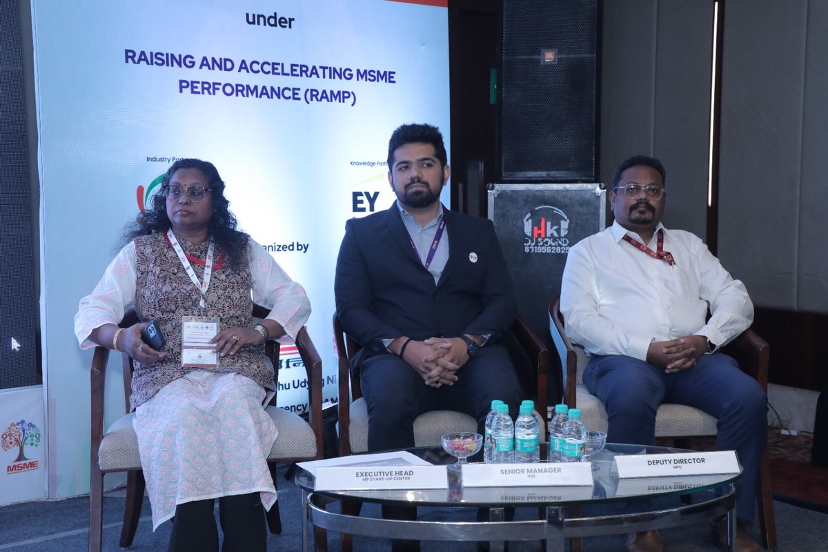 minmpmsme's tweet photo. #MPLUN under the #RAMP program, is organizing Regional Convention for #MSMEs & #Startups in #Gwalior. Engaging discussions on SME IPO Listing on #NSE, MP MSME Policy, and MP Startup Policy 2025
Driving opportunities for MSMEs'/Startups' success.
#MoMSME #GoMP #RAMPMP #StartupMP https://t.co/wxqrOqb0cU