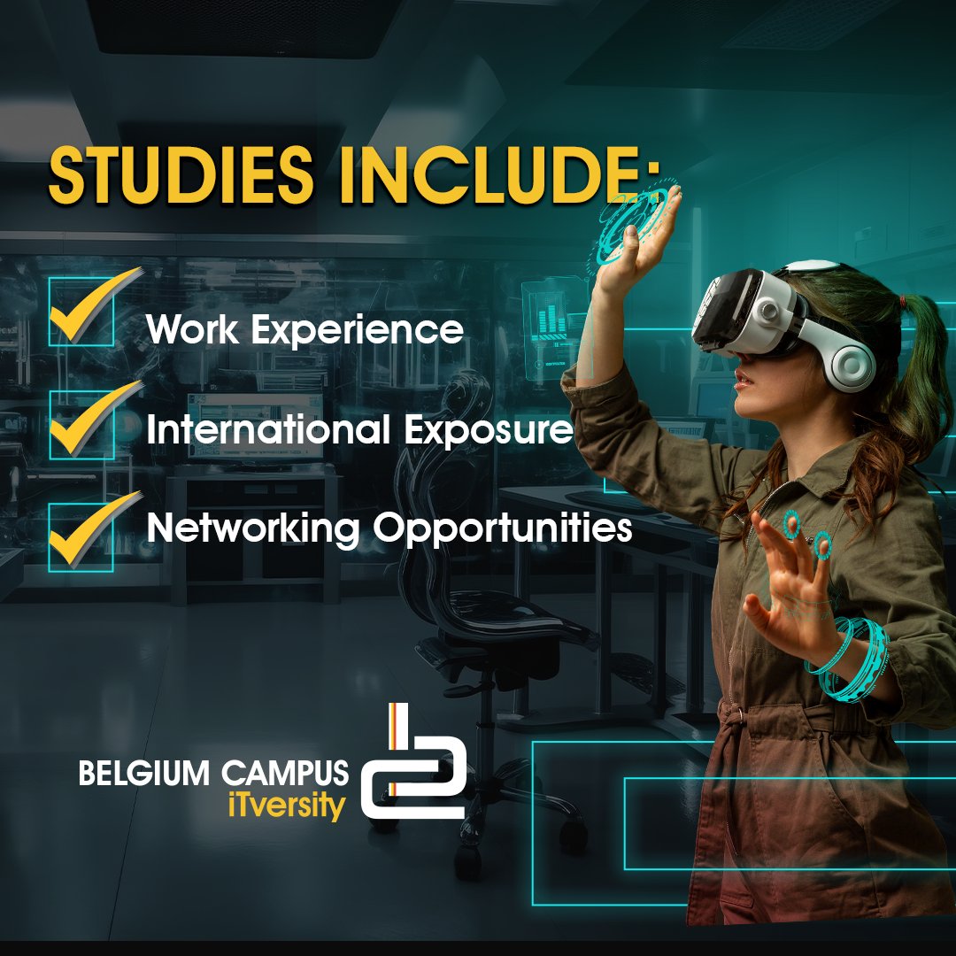 Are you ready to start your #career in IT? 

Get #workexperience, international opportunities and #networking opportunities when you study your IT qualification at Belgium Campus iTversity. 

Apply now: bc.uxi.re/svwDJ