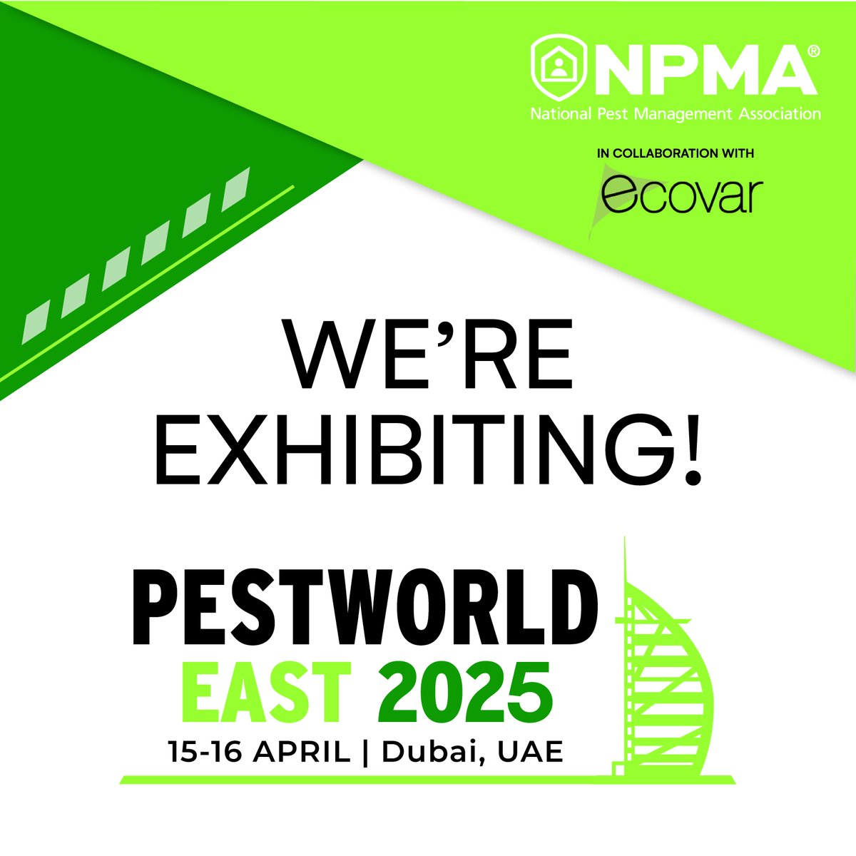 We are thrilled to share that we will be showcasing our innovative products at Pest World East in Dubai on April 15-16.

Visit our stand to learn more. See you there! 

#WeArePelsis #PestWorldEast25 #Pelsis #PestExperts