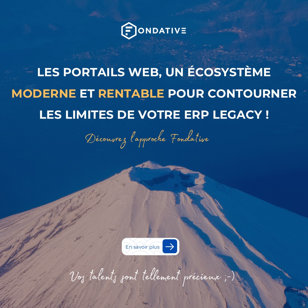 fondative's tweet photo. Adaptez votre #ERP_legacy aux besoins changeants du business, sans avoir à procéder à des modifications coûteuses et risquées du code ERP. 👌 

📧 Parlons-en ! https://t.co/E09eTNjYzG https://t.co/C3S9NWXSNy