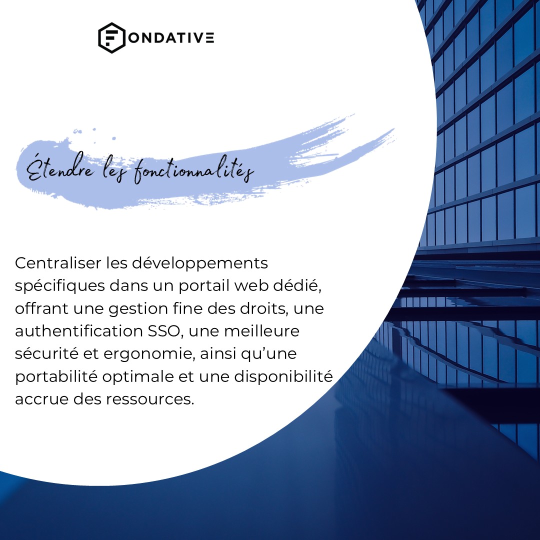 fondative's tweet photo. Adaptez votre #ERP_legacy aux besoins changeants du business, sans avoir à procéder à des modifications coûteuses et risquées du code ERP. 👌 

📧 Parlons-en ! https://t.co/E09eTNjYzG https://t.co/C3S9NWXSNy