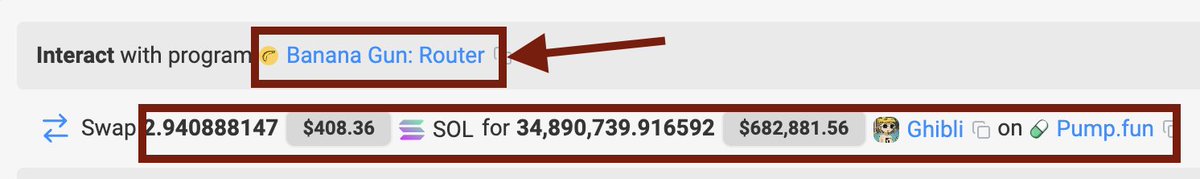 ChadCaff's tweet image. You can snipe pumpfuns with $BANANA
This wallet turned $400 into $700k on $GHIBLI
1. Find new tokens deployed: t.me/bananadeployer…
2. Snipe with: t.me/BananaGun_bot?…