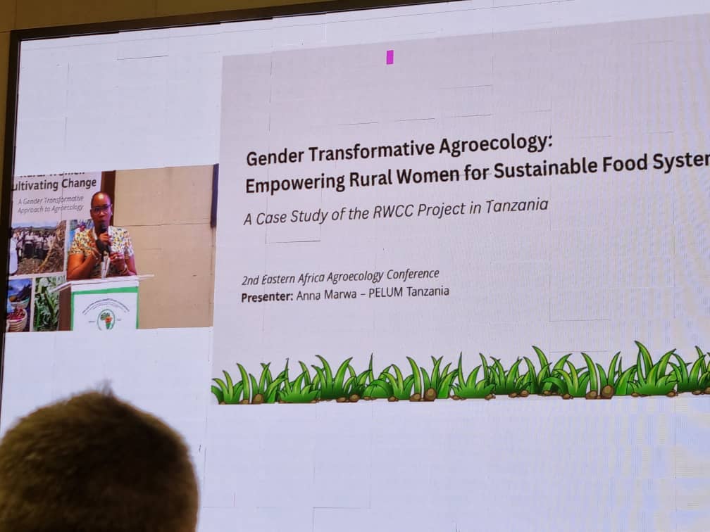 Anna Marwa, Gender and Women Empowerment Program Officer at PELUM Tanzania, Making a Paper Presentantion on Gender Transformative Agroecology at The Second Eastern Africa Agroecology Conference (EAAC) held in Nairobi Kenya from March 25-28,2025. <a href="/CanadaDev/">Development Canada</a>