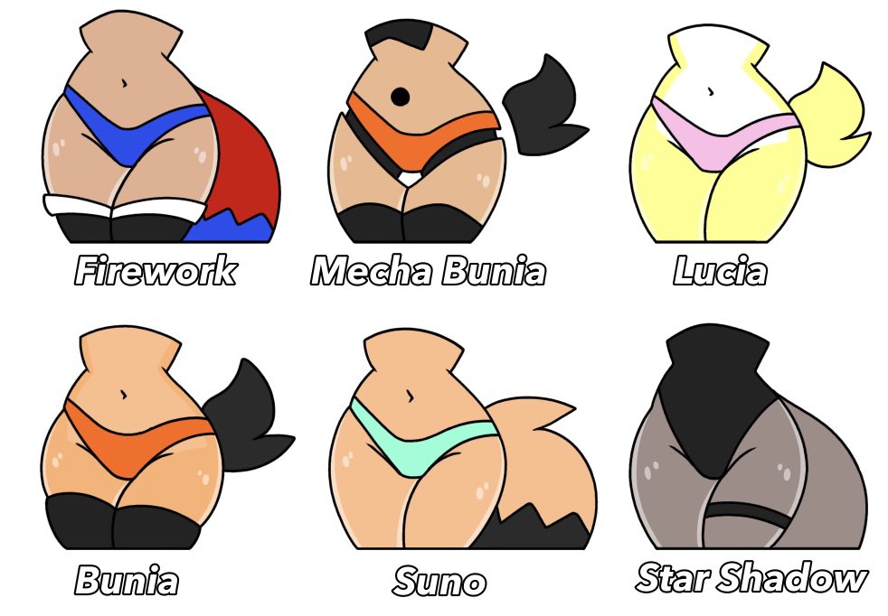 NSFW_Bunia's tweet photo. Which one would you lay your head on? https://t.co/Wutc343uyh