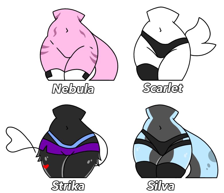 NSFW_Bunia's tweet photo. Which one would you lay your head on? https://t.co/Wutc343uyh