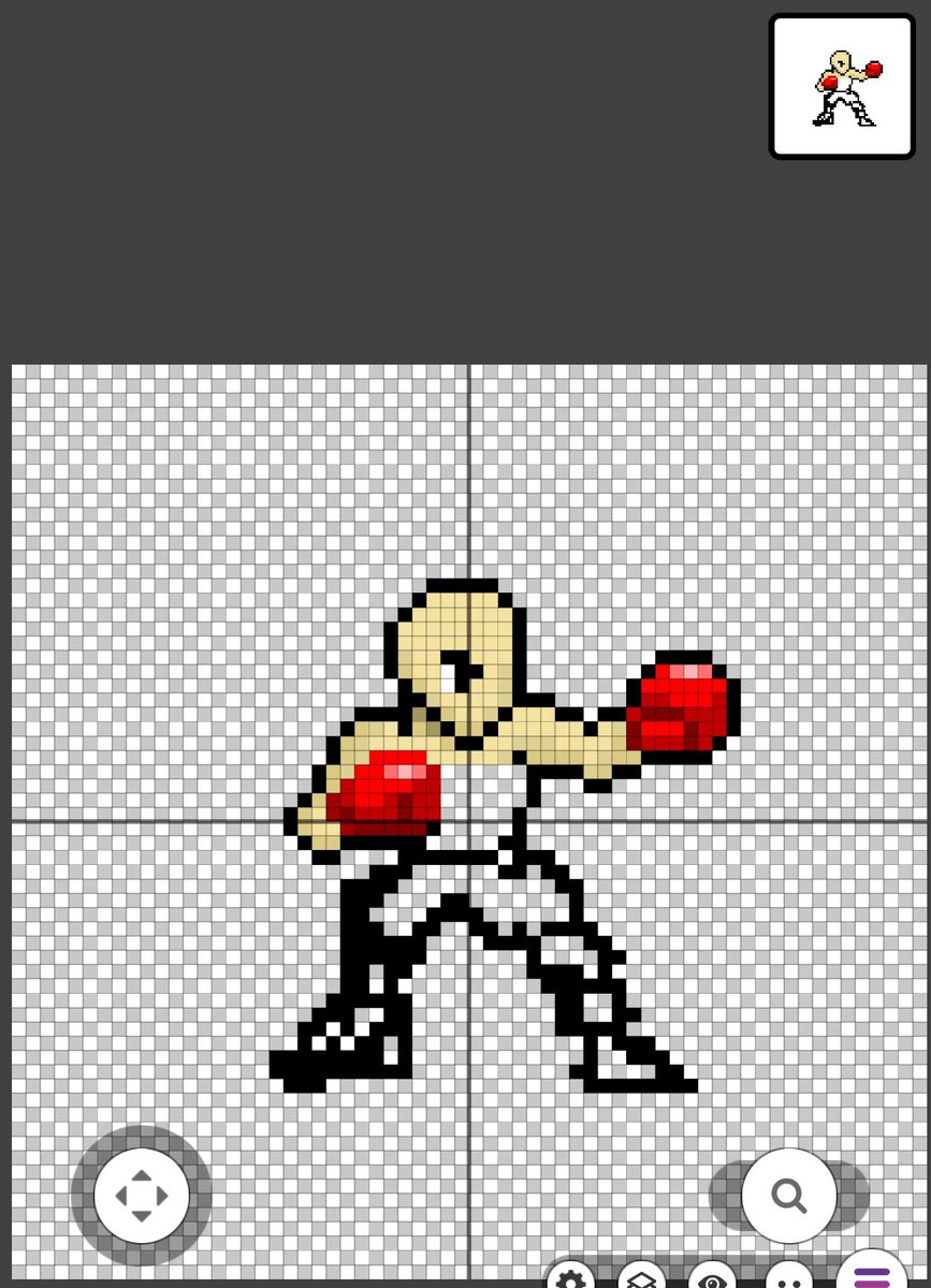 ボクサー作成中
#ドット絵