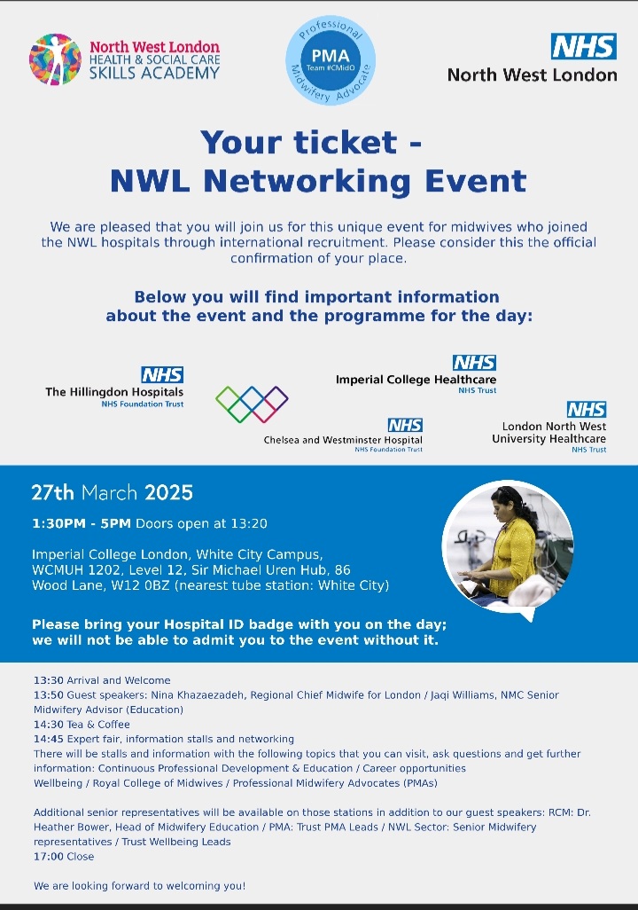 Lisa Greene (@lisagre99657468) on Twitter photo NWL Networking event for internationally educated midwives
<a href="/susiecath/">Susan Barry</a> <a href="/Deniseodonnelld/">Denise O'Donnell</a> <a href="/ImperialNHS/">Imperial NHS π</a> <a href="/SigsworthJanice/">Janice Sigsworth RN π</a> #supportiveleadership #inclusion NWL Networking event for internationally educated midwives
<a href="/susiecath/">Susan Barry</a> <a href="/Deniseodonnelld/">Denise O'Donnell</a> <a href="/ImperialNHS/">Imperial NHS π</a> <a href="/SigsworthJanice/">Janice Sigsworth RN π</a> #supportiveleadership #inclusion