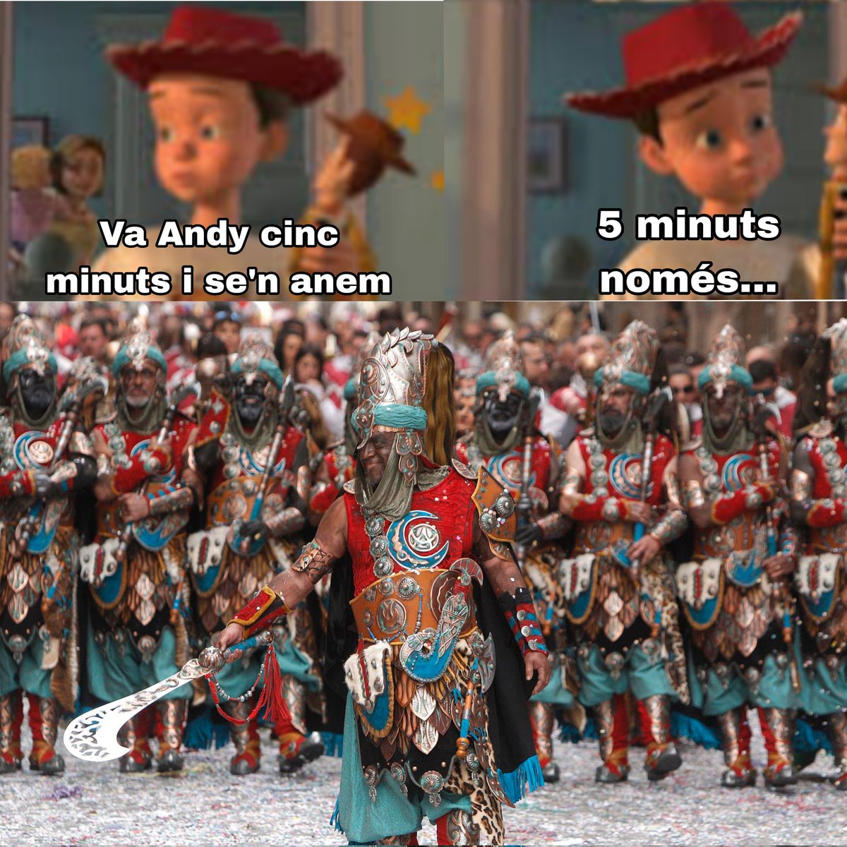 Comencen a passar comparses i no s'acaba 😂