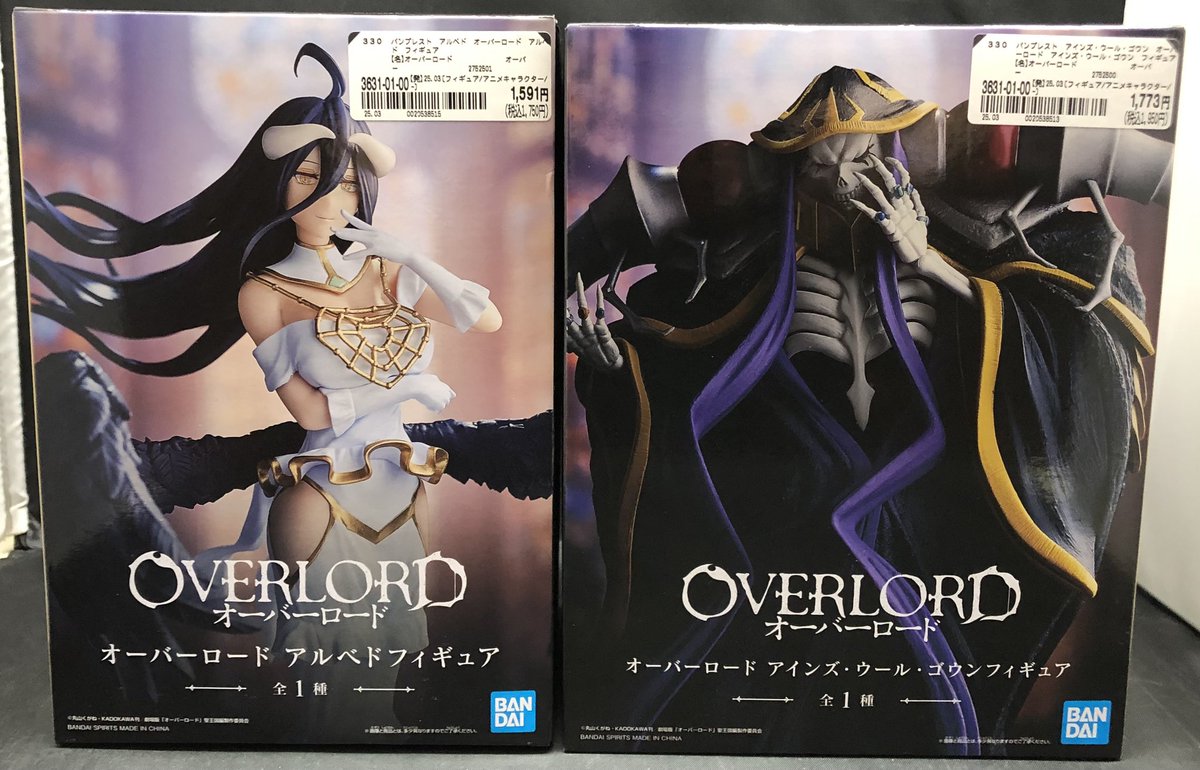 💀#OVERLORD💀 『#アインズウールゴウン フィギュア』 『#アルベド