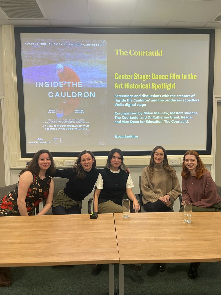 CourtauldRes's tweet image. It was wonderful to welcome so many people to our special screening and Q&A with the creators of ‘Inside the Cauldron’ and the producers at @Sadlers_Wells digital stage 💫
