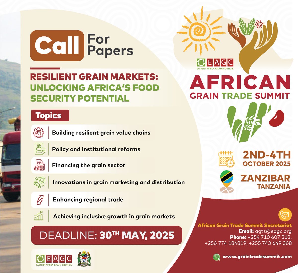 Persistent food insecurity remains a major concern across Africa. Despite our fertile lands and favorable climates, the continent struggles to meet its grain production needs. 

How do we unlock Africa’s food security potential? 

Be part of the conversation at the African Grain