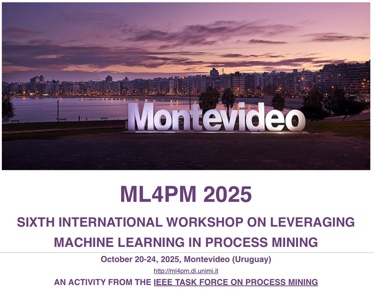 ML4PM 2025 <a href="/icpm_conf/">International Conference on Process Mining (ICPM)</a> is now online