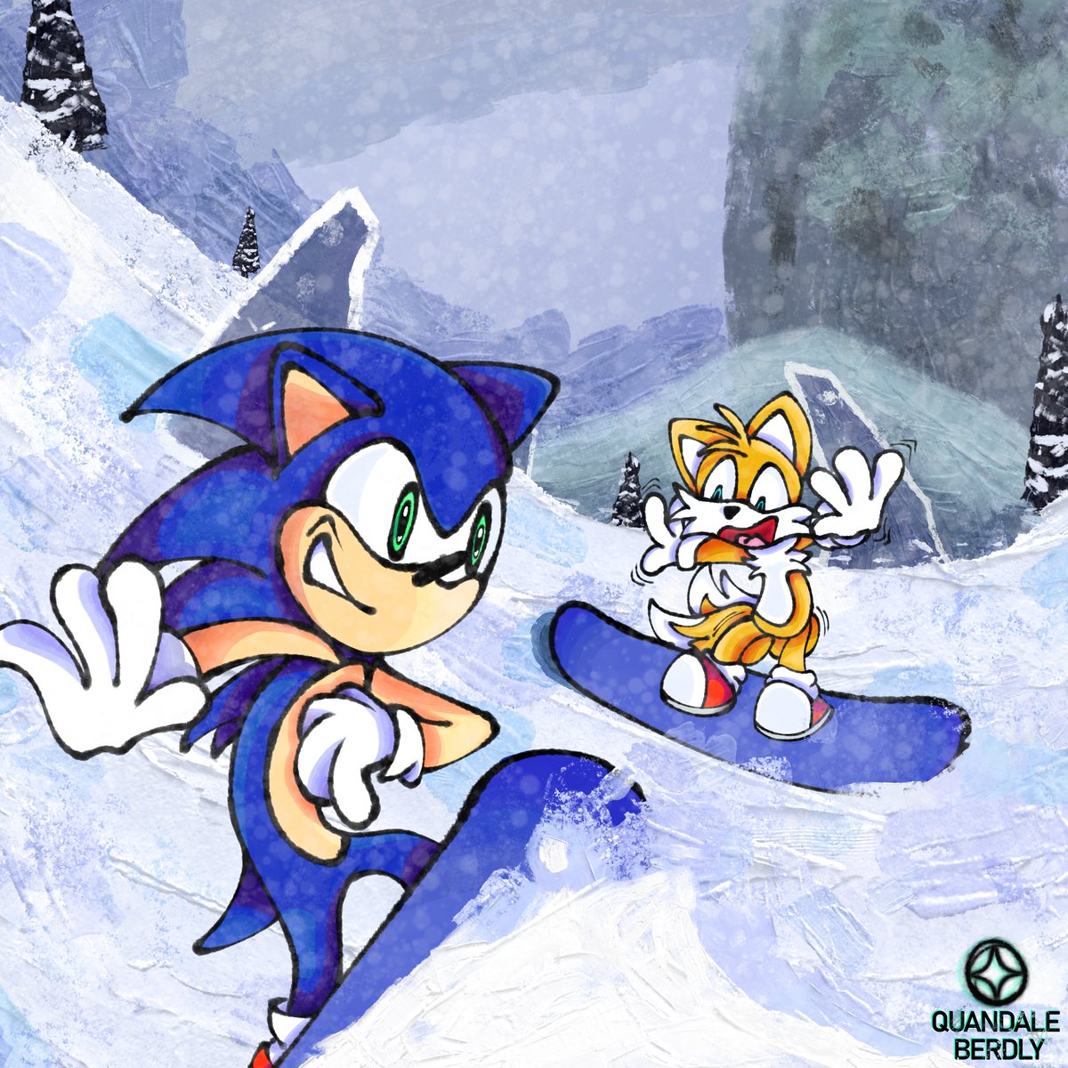 Tail's Story from Sonic Adventure. Specifically, the Icecap Zone gave me this drawing idea. Also, this is my first ever time drawing Sonki the Honki btw!!!
-
#Sonic #SonicTheHedgehog #sonicfanart #SonicAdventure #TailsTheFox #Tails