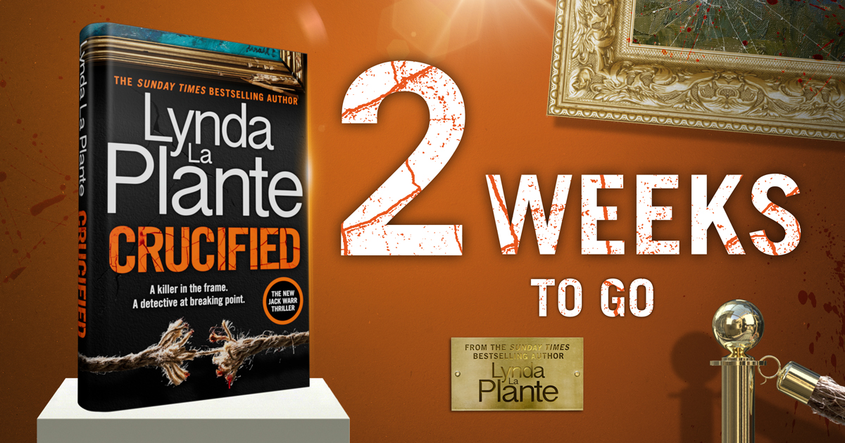 There’s an art to murder . . . Only two weeks to go until Crucified hits the shelves! geni.us/CrucifiedHB 
-BBUK