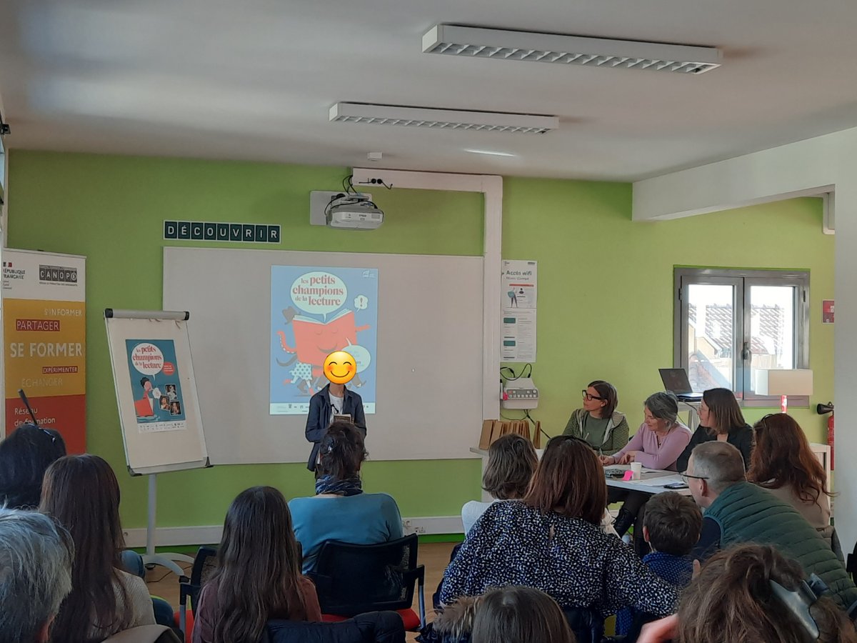 Mercredi 26/03 : Finale Départementale de la 13ème édition des Petits Champions de la lecture à @Canope05Gap.
12 finalistes de 8 écoles publiques et privées des HA ont partagé leur passion pour la lecture à voix haute devant un public attentif. 
Finale régionale 06 mai #Venelles