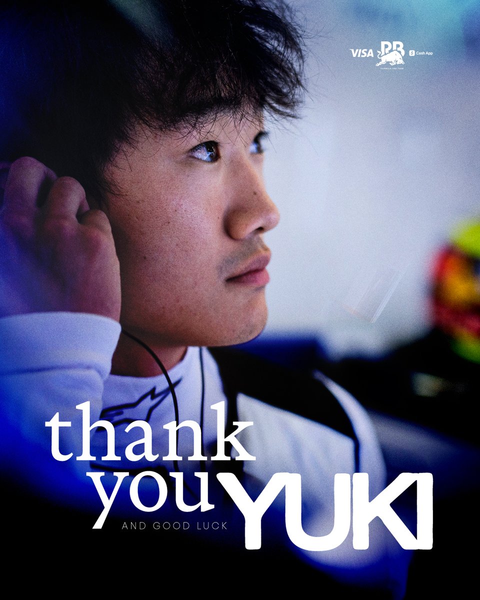 YT22 💙

<a href="/yukitsunoda07/">角田裕毅/Yuki Tsunoda</a> will be driving for <a href="/redbullracing/">Oracle Red Bull Racing</a> from the #JapaneseGP 🇯🇵

#F1 #VCARB