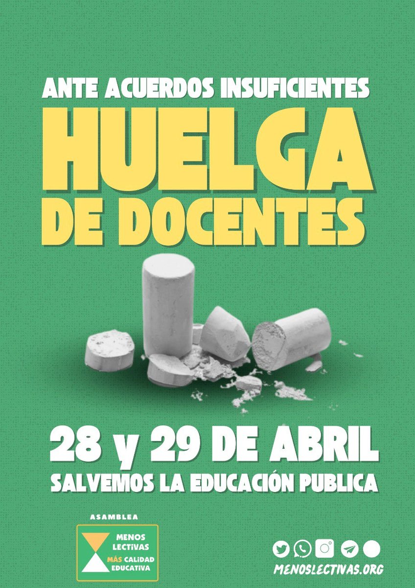 MAÑANA‼️‼️
🟢💥HUELGA 28 Y 29 DE ABRIL💥🟢
NO AL ACUERDO SECTORIAL‼️

Desde CGT llamamos a la huelga contra el acuerdo de la vergüenza. que no recoge ninguna de nuestras reivindicaciones

Han pasado ya 14 años desde los recortes sufridos, es hora de revertirlos, es hora de luchar
