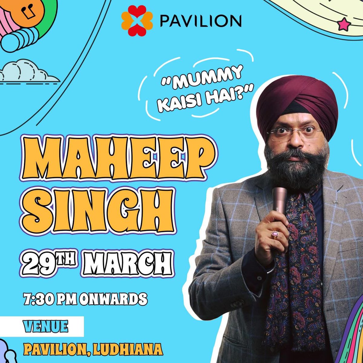 punchliners_in's tweet photo. Father of Comedy #MaheepSingh performing live in #Ludhiana. Book Now :https://t.co/GeKU1SMUcO https://t.co/JXMJWsDYcY