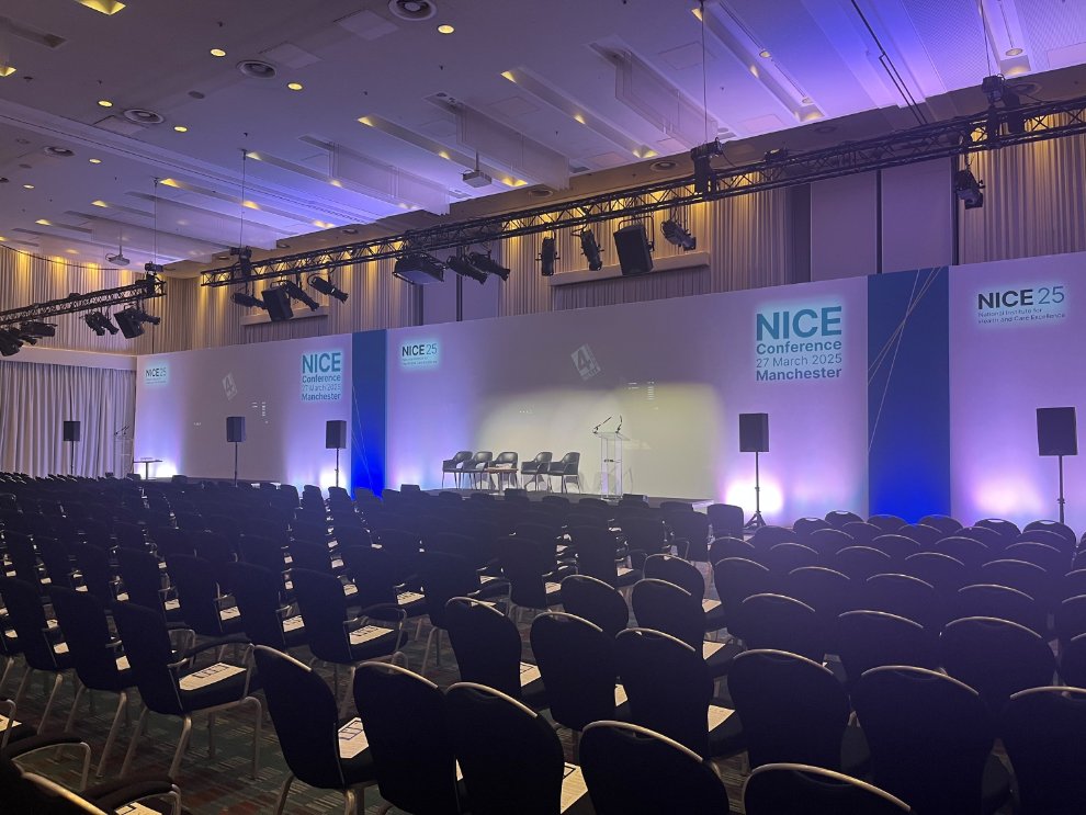👋Welcome to NICE Conference 2025.

We’re reflecting on 25 years of independence, transparency and rigour, and our continued commitment to delivering relevant, timely and impactful guidance.

Follow and use #NICEConf25 for updates.