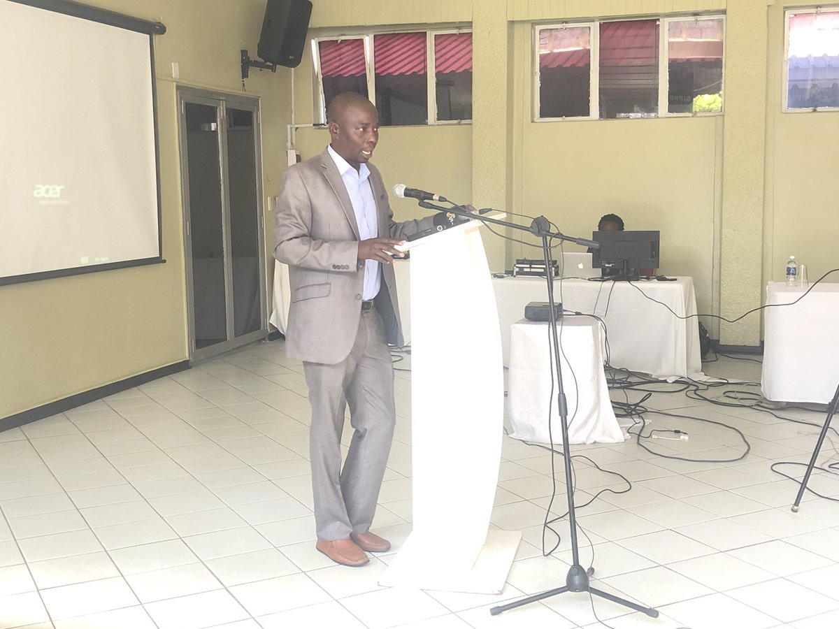 ZMC Commissioner Jasper Maphosa addressing participants speaks about access to information and public funds management legal provisions and how citizens can access information that relates to service delivery and public accountability. <a href="/Zim_Media_Com/">Zimbabwe Media Commission</a>