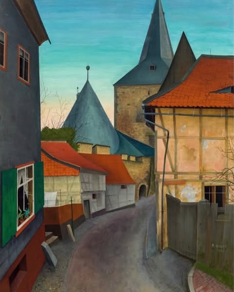 Rudolf Wacker. The wide gate (1926).